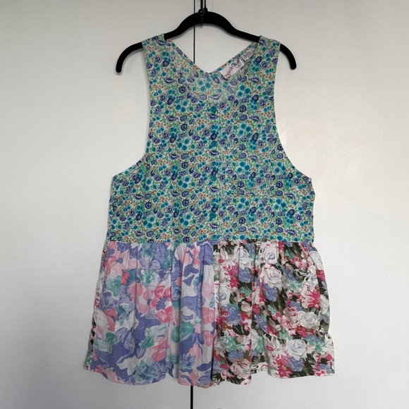 regarde! Pants - Regarde! Sleeveless Floral Romper L